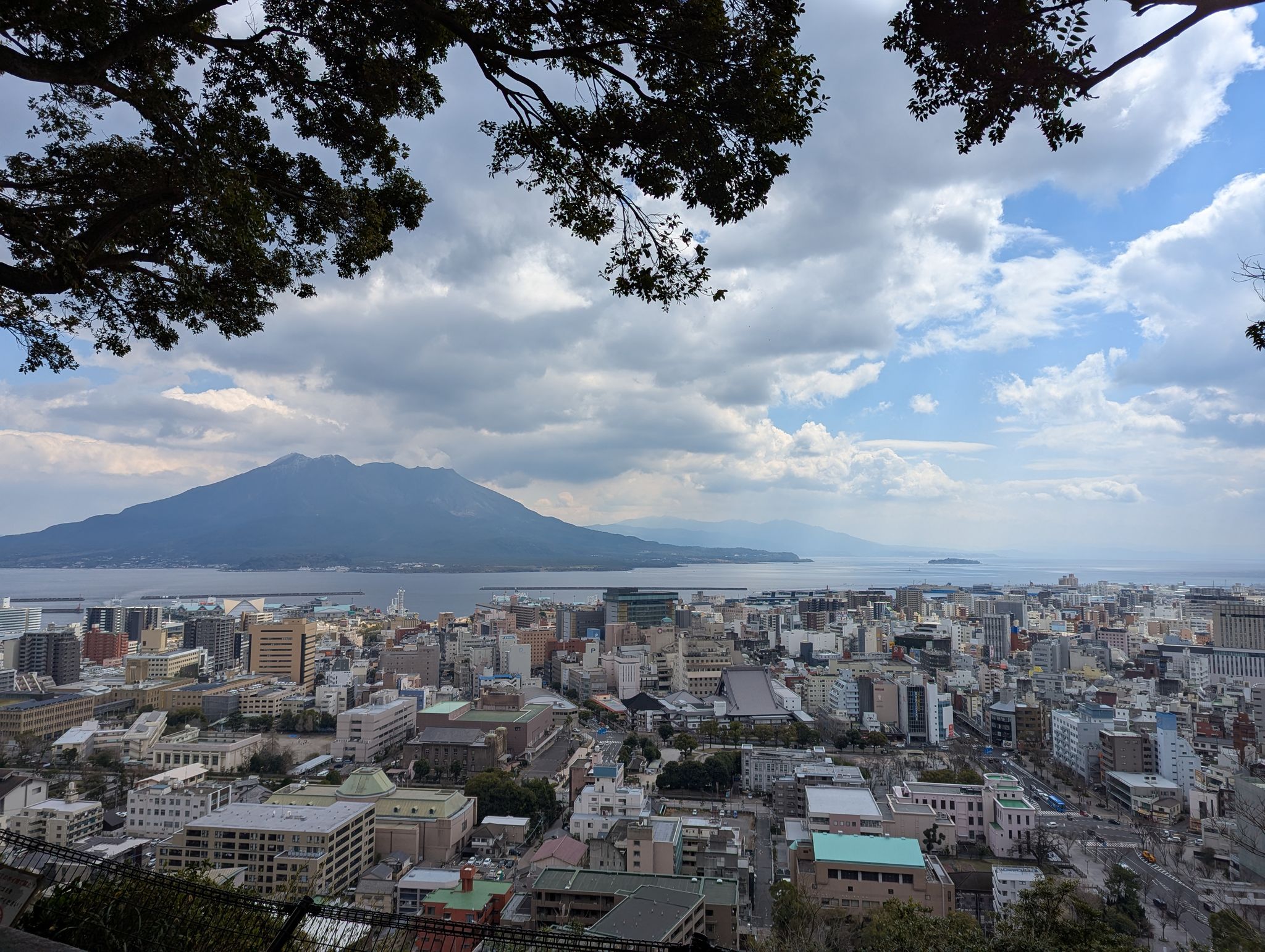  Scenic view of Kagoshima and Sakurajima 
