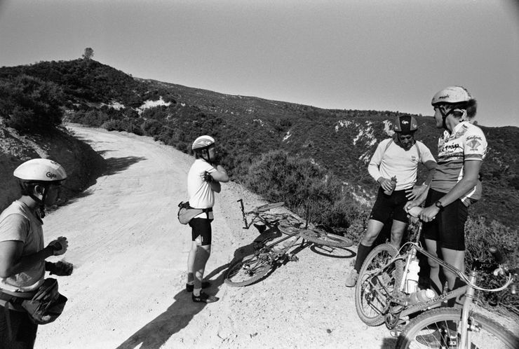 Jeffrey, Andrew, Tom and Cory on Indians Ride