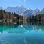  Italy, 13 Apr 2024  The impossibly beautiful view of the Julian Alps from Lago Inferiore di Fusine.