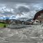  Garmisch-Partenkirchen, 2 Apr 2024  Photosphere from the rear patio of the Hotel Schatten.