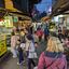 Taiwan 2024 - Dinner of bao, takoyaki, and strawberry mochi at Linjiang Street Tourist Night Market (通化街夜市).