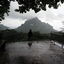  French Polynesia, 4 Jan 2024  Wet season downpour at Belvedere Lookout (Belvédère du Opunohu), Mo'orea.