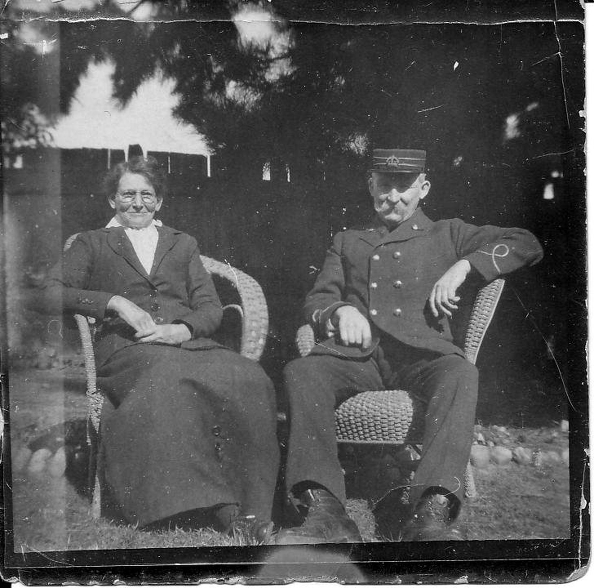 Mary Laycock and Andrew Thorne Bessell, c1915.