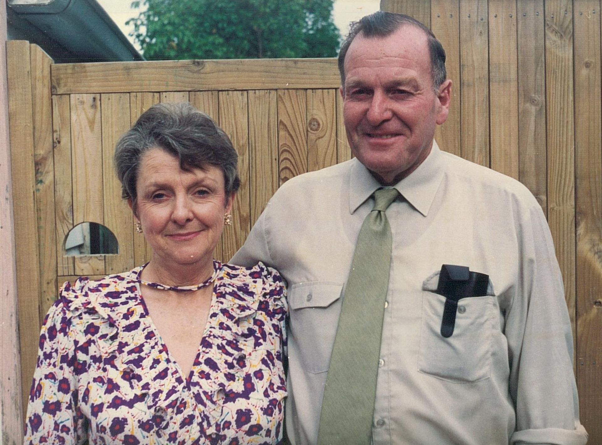 Jill Mary Campbell (nee Ellis) and Barrie Cyril Ellis, joint 60th birthday party, Hampton Park, February 1994.