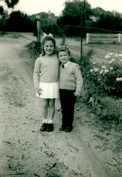 Cindy and me at the Baileyana St house, 1968(?).