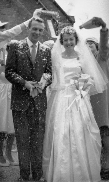 Wedding of my parents, Jill Mary Ellis and Wallace Duncan Campbell, September 17, 1960 in Dandenong.