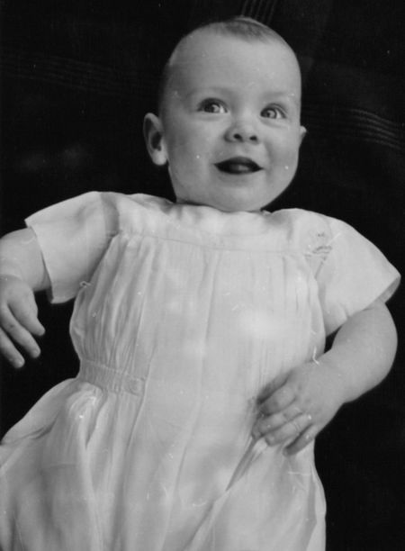Photo of me dated November 13, 1963 (about 6 months old).